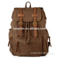 Vintage canvas leather satchel backpack in guangzhou huadu